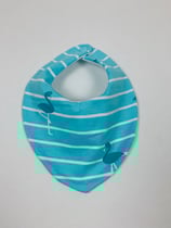 Dräiecksduch (hellblo Flamingo)