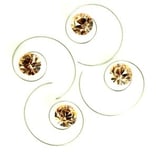 Haarspirale mit Swarovski-Elements champagner gross