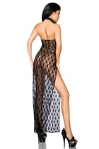 Negligé-Kleid schwarz 0008