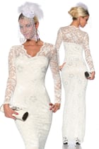Langes Spitzenkleid 00141