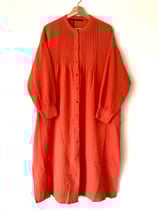 ダブルガーゼ生地たっぽりワンピース