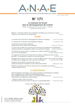 ANAE N°171 - Mémoire de travail et Développement de l'enfant
