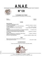 ANAE N° 131 - La Dysphasie chez l'enfant