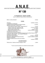 ANAE N° 130 - Les Bégaiements : données actuelles