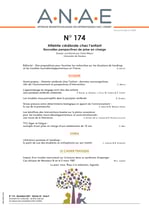 ANAE N°174 - Atteinte cérébrale chez l'enfant - Nouvelles perspectives de prise en charge