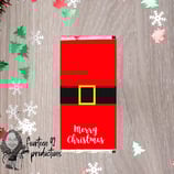 Santa Belt; Choc. Wrapper