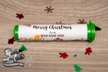 Stocking & Bells; M&M Tube Wrapper