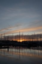 North Haven Marina Sunset; Portrait