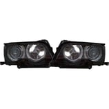 BMW E46クーペ中期イカリング プロジェクター ブラックヘッド　65