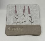 Tassenuntersetzer Wildblume toffee