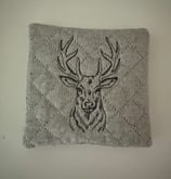 Tassenuntersetzer grau einzeln