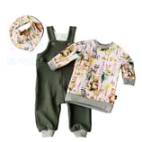 Set Latzhose/Shirt/Lätzchen Gr. 68 (01)