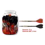 Dart Lose 100 Stk. gemischt verchromtes Barrel