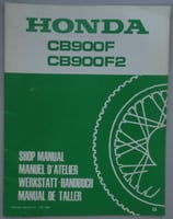CB 900 F F2 Werkstatt- Handbuch Erweiterung 1983