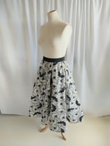 Jupe noire et blanche