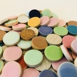 19まるモザイクタイル　カラーMIX　100ｇ入(約33個)