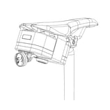 ライドオンサドルバッグ1 トゥワイルド テールライト 用【SaddleBag1-TOWILD3】