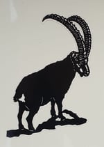Aufkleber Steinbock