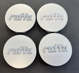 4 Stück Raffa Wheels Nabendeckel Silver für Raffa Wheels RS Series