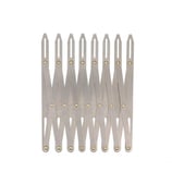 Jauge boutonnière extensible argent (16x8cm)