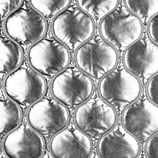 Doudoune matelassée argentée