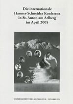 Die Internationale Hannes-Schneider-Konferenz in St. Anton am Arlberg im April 2005
