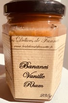 Confiture Bananes Vanille Rhum