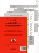 DürckheimRegister SARTORIUS - Verwaltungs- und Verfassungsgesetze