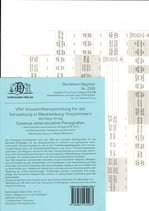 Griffregister VSV MECKLENBURG-VORPOMMERN Vorschriftensammlung f.d. Verwaltung (Boorberg) - Nr. 2283