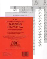 Griffregister Nr. 2962: SARTORIUS-KOMPAKT-Schwarz-Weiss
