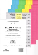 Blanko Farbe (Beschreibbar) - Nr. 715