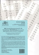 Griffregister VSV BRANDENBURG Vorschriftensammlung f.d. Verwaltung (Boorberg) - Nr. 2177