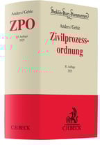Anders/Gehle, Zivilprozessordnung, ZPO