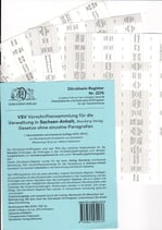 Griffregister VSV SACHSEN-ANHALT Vorschriftensammlung f.d. Verwaltung (Boorberg) - Nr. 2276