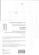 Griffregister Blanko Weiss (Beschreibbar) - Nr. 722