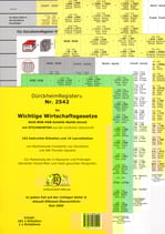 Wichtige Wirtschaftsgesetze - STICHWORTE DürckheimRegister Nr. 2542