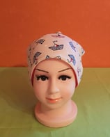 Beanie long Schiff/rot KU 52/54