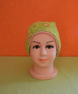 Beanie short Blümchen/rosa KU 52/54