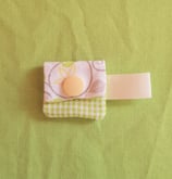 Einkaufswagenchiptäschchen Ranken/kariert