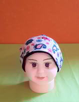 Beanie short Blumen-Trivel/schwarz KU 40/42