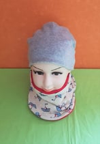 Halssocke Schiffe/rot KU 49/53