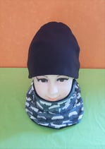 Halssocke Sterne-glitzer/schwarz KU 49/53