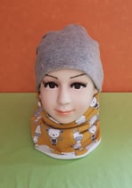 Halssocke Tiere/weiß KU 44/48