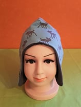 Ohrenmütze Kitz/grau KU 52/54