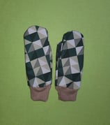 Handschuhe grüntöne/taupe Gr. 0