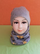 Halssocke Minnions/grau KU 44/48