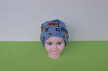 Beanie short Pirat/blau KU 46/48