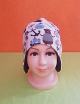 Ohrenmütze Meer/braun KU 46/48