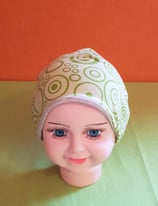 Beanie short Kreise/grau-melliert KU 43/45