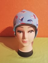 Beanie short Schiffe/türkis KU 55/57